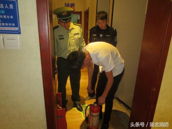 吴忠消防队对洗浴场所的消防安全进行了专项检查